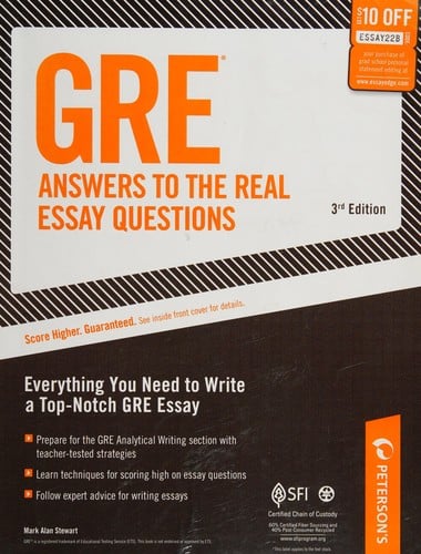 GRE answers to the real essay questions