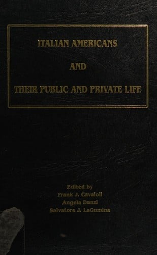 Italian Americans and their public and private life