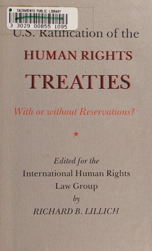 U.S. ratification of the human rights treaties with or without reservations?