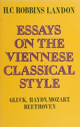 Essays on the Viennese classical style
