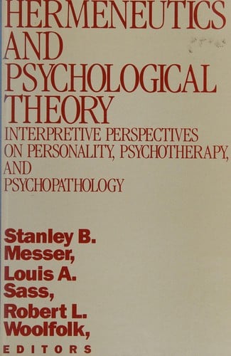 Hermeneutics and psychological theory