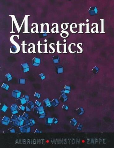 Managerial Statistics