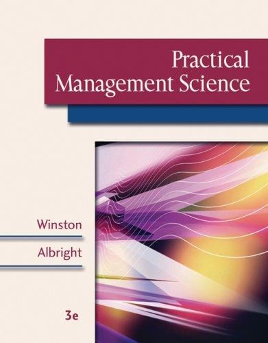 Practical Management Science (with CD-ROM and Microsoft Project 2003 120 Day Version)