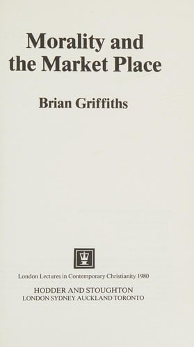 Morality and the market place