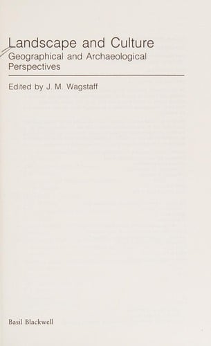 Landscape and culture