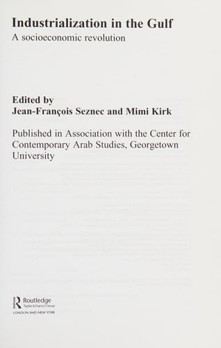 Industrialization in the Gulf