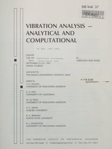 Vibration analysis, analytical and computational