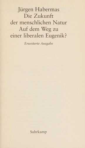 Die Zukunft der menschlichen Natur