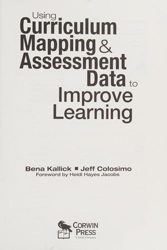 Using curriculum mapping and assessment data to improve learning