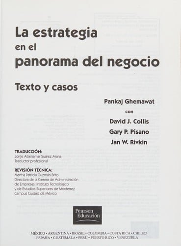 La Estrategia En El Panorama del Negocio