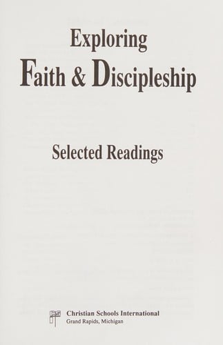 Exploring Faith and Discipleship