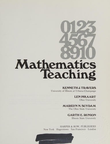 Mathematics teaching