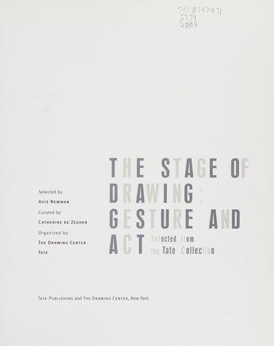 The stage of drawing, gesture and act