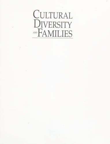 Cultural diversity and families