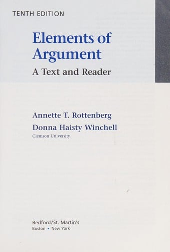 Elements of argument