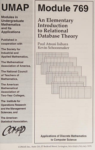 UMAP ILAP modules 2001-02