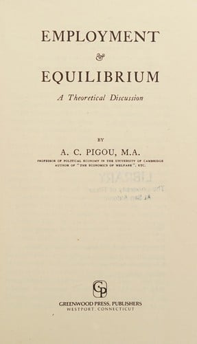 Employment & equilibrium