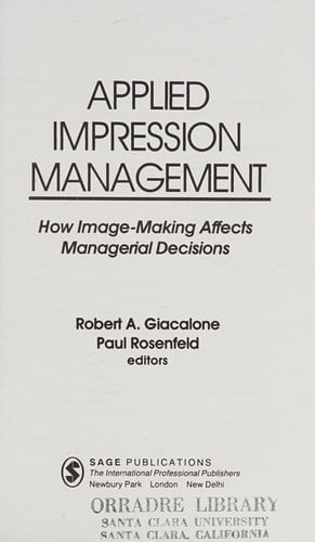 Applied impression management