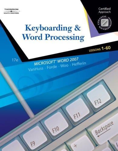 College Keyboarding, Lessons 1-60 (with CD-ROM) (College Keyboarding)