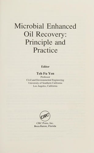 Microbial enhanced oil recovery