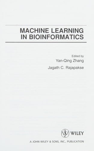 Machine learning in bioinformatics
