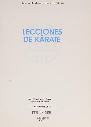 Lecciones de kárate