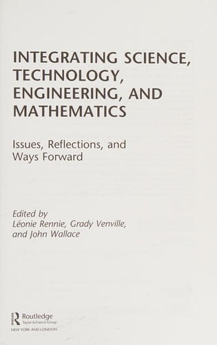 Integrating science, technology, engineering, and mathematics