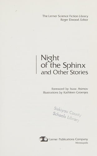 Night of the sphinx, and other stories