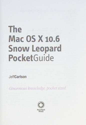 The Mac OS X 10.6 Snow Leopard