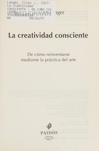 La creatividad consciente