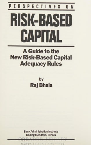 Perspectives on Risk-Based Capital