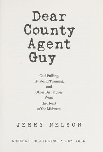 Dear county agent guy