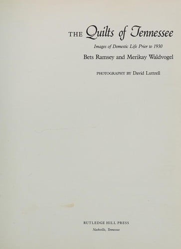 The quilts of Tennessee