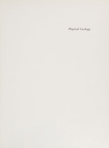 Physical geology