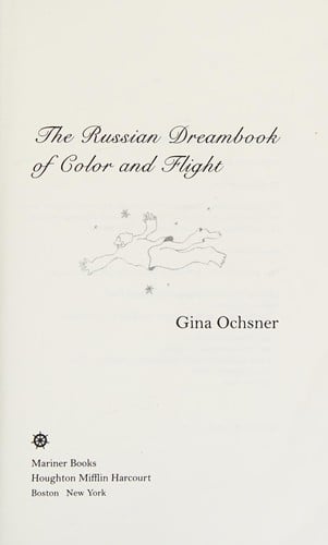 The Russian dreambook of colour and flight