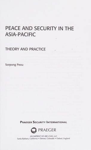 Peace and security in the Asian Pacific