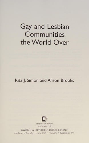 Gay and lesbian communities the world over