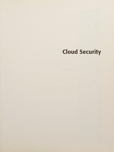 Cloud security