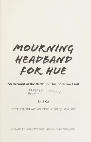 Mourning headband for Hue