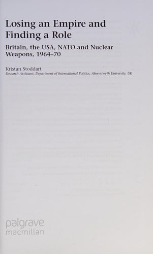 Losing an empire and finding a role