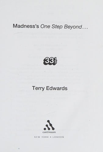 Madness's One step beyond--