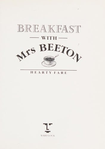 Breakfast with Mrs. Beeton