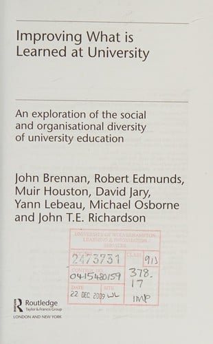 Improving what is learned at university