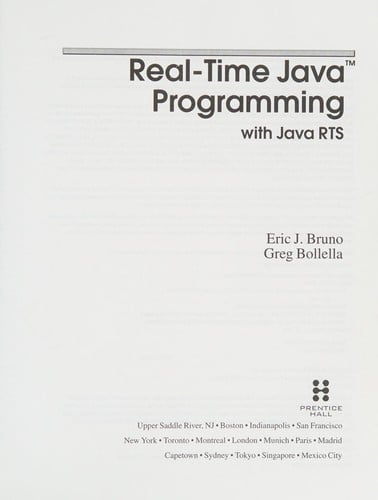 Real-time Java programming with Java RTS