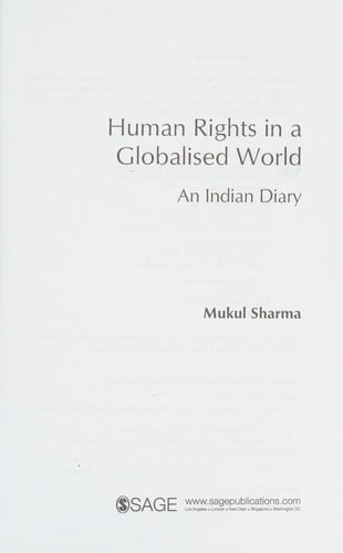 Human rights in a globalised world