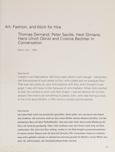 Art, Fashion and Work for Hire