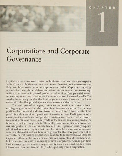 Corporate governance