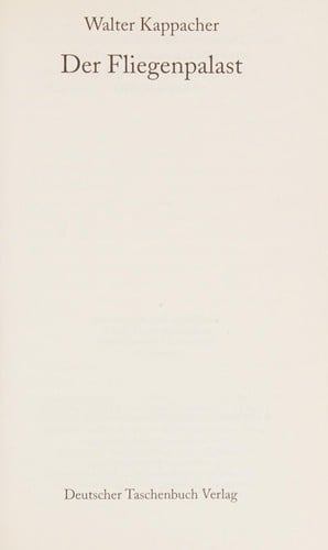 Der Fliegenpalast