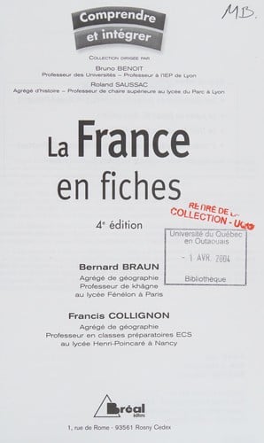 La France en fiches