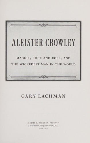 Aleister Crowley